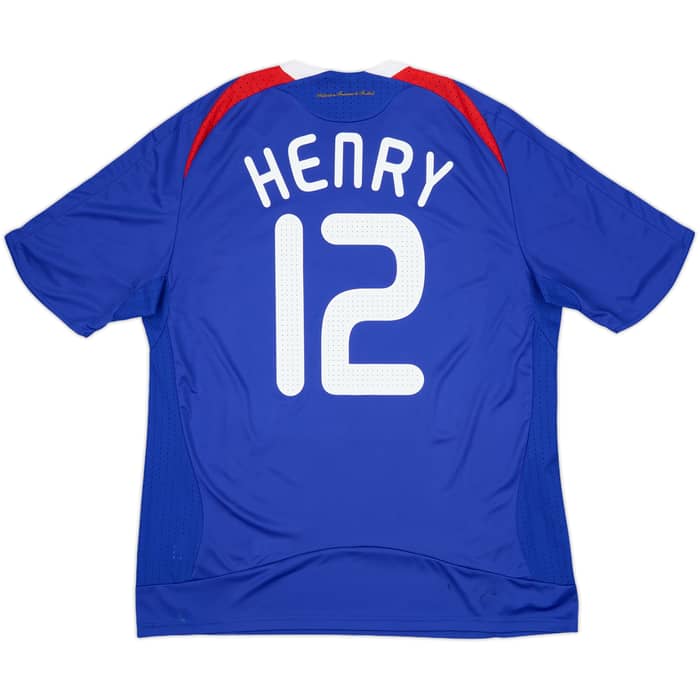 2007-08 France Home Shirt Henry #12 - 8/10 - (S)