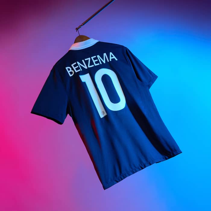 2014-15 France Home Shirt Benzema #10 - 6/10 - (S)