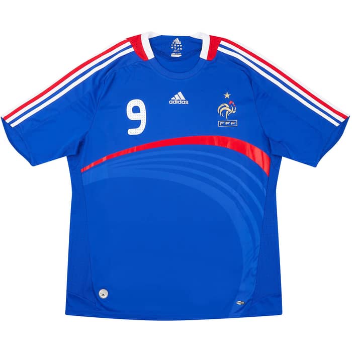 2007-08 France Home Shirt Benzema #9 - 6/10