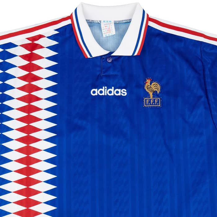 1994-96 France Home Shirt - 8/10 - (L/XL)