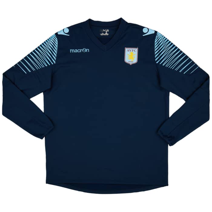 2010s Aston Villa Macron Drill Top - 9/10 - (XXL)