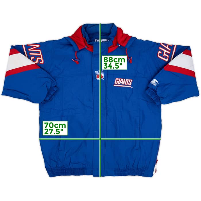 1990s New York Giants Starter Rain Coat - 8/10 - (L)