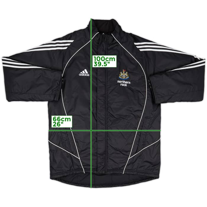 2005-06 Newcastle adidas Padded Bench Coat - 8/10 - (L)