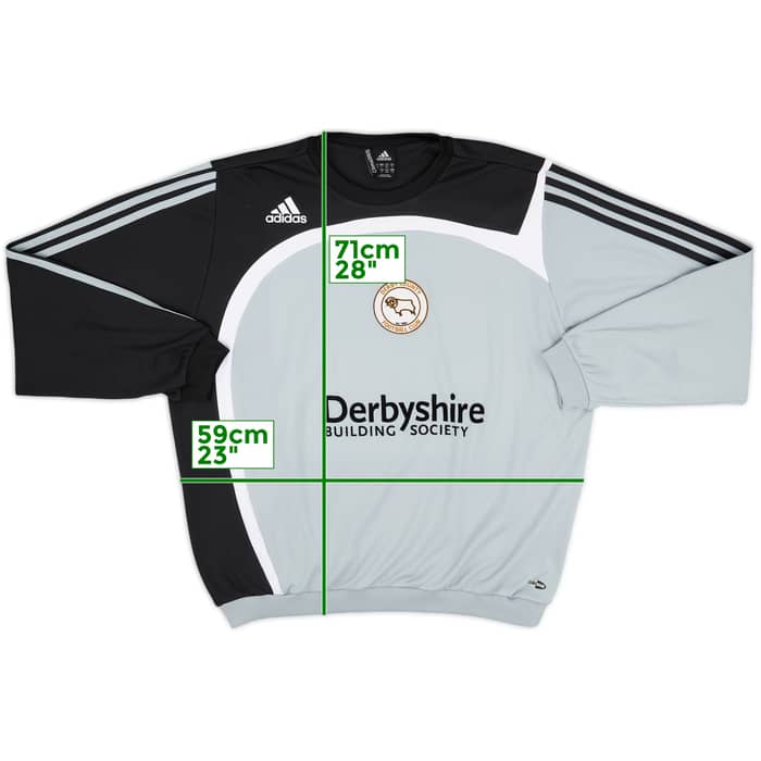 2007-08 Derby County adidas Sweat Top - 8/10 - (L/XL)