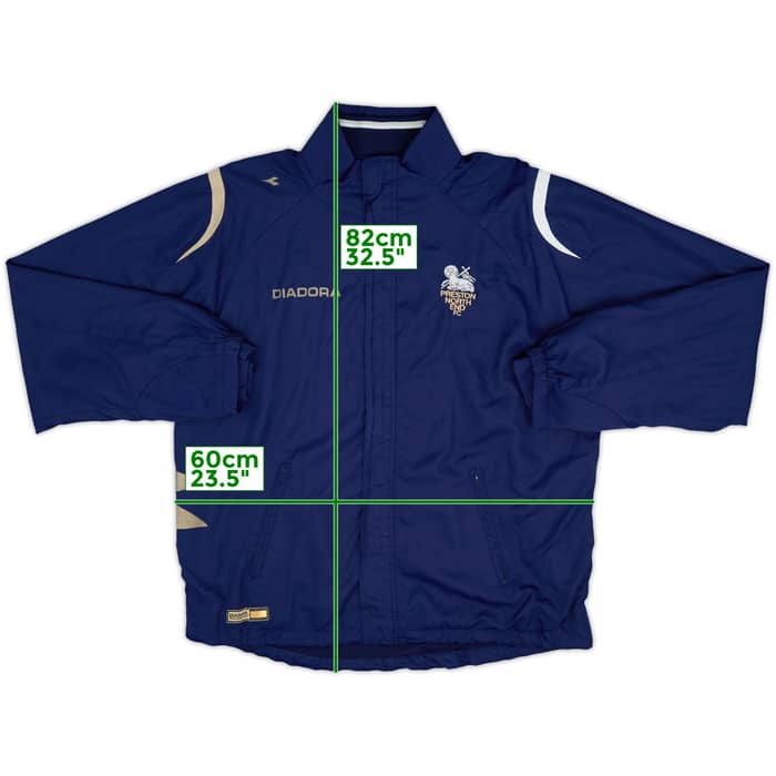 2005-06 Preston North End Diadora Track Jacket - 7/10 - (L)
