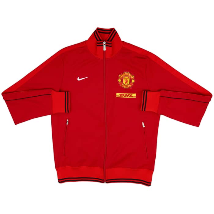 2013-14 Manchester United Nike Track Jacket - 10/10 - (M)