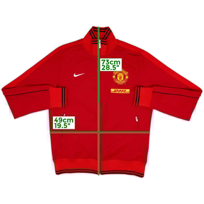 2013-14 Manchester United Nike Track Jacket - 10/10 - (M)