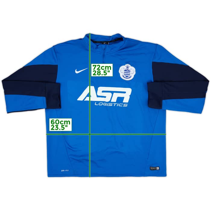 2014-15 QPR Nike 1/4 Zip Drill Top - 8/10 - (XL)