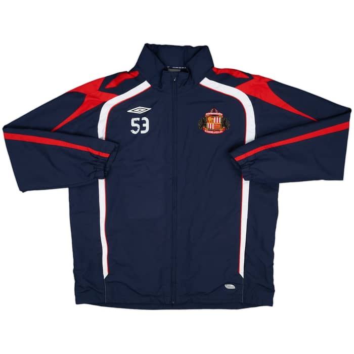 2007-09 Sunderland Umbro Player Issue Hooded Rain Jacket #53 - 8/10 - (XL)