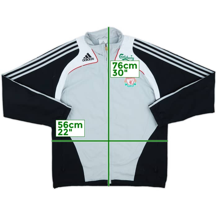 2008-09 Liverpool adidas Track Jacket - 7/10 - (M/L)