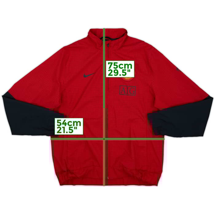 2009-10 Manchester United Nike Track Jacket - 8/10 - (L)