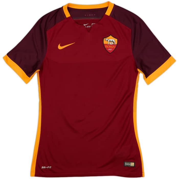 2015-16 Roma Authentic Home Shirt Totti #10 - 5/10 - (S)