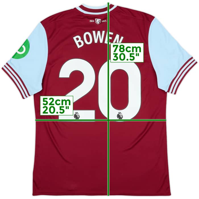 2024-25 West Ham Home Shirt Bowen #20 - 7/10 - (L)