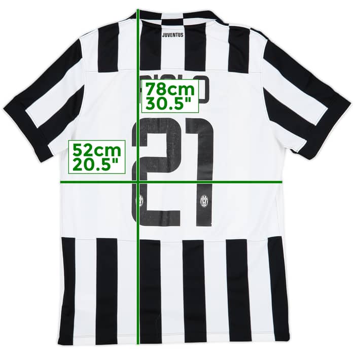 2014-15 Juventus Home Shirt Pirlo #21 - 6/10 - (L)