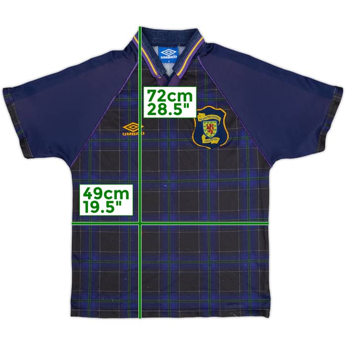 1994-96 Scotland Home Shirt - 4/10 - (M)