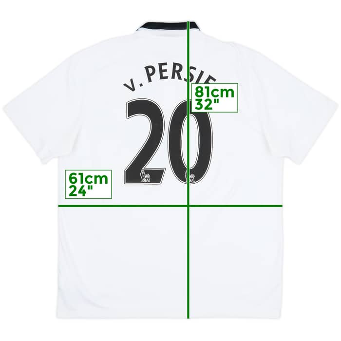 2014-15 Manchester United Away Shirt v.Persie #20 - 9/10 - (XL)