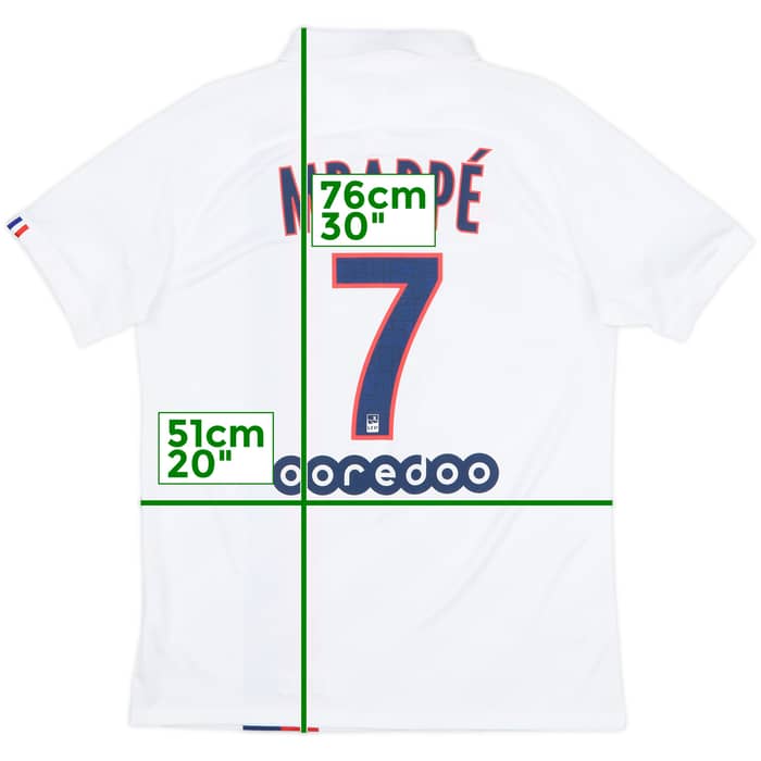 2019-20 Paris Saint-Germain Third Shirt Mbappe #7 - 10/10 - (M)