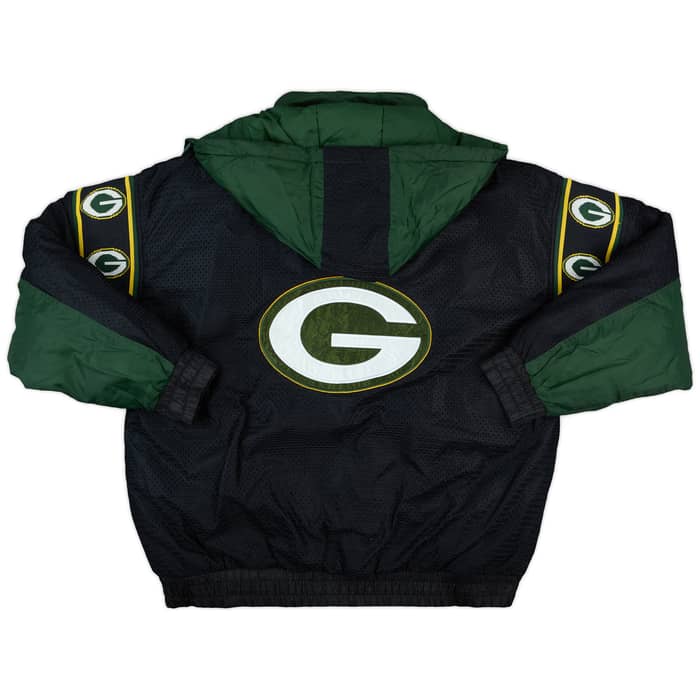 1990s Green Bay Packers Pro Player Reversible Rain Coat - 9/10 - (XXL)