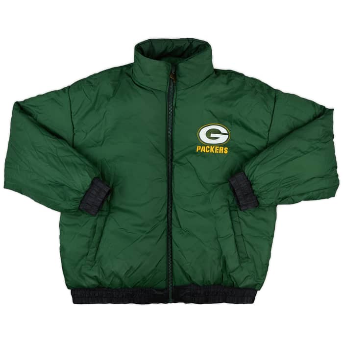 1990s Green Bay Packers Pro Player Reversible Rain Coat - 9/10 - (XXL)
