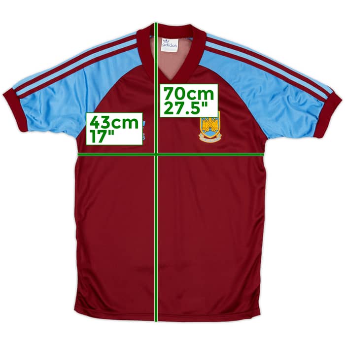 1980-83 West Ham Home Shirt - 10/10 - (S)