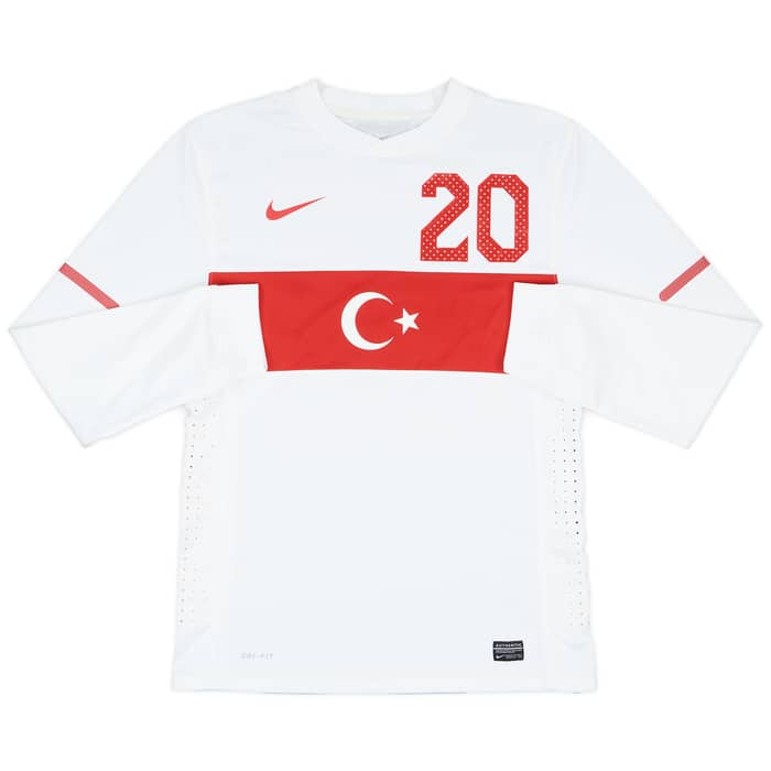 2010-11 Turkey Player Issue Away L/S Shirt Nuri Sahin #20 - 8/10 - (L)