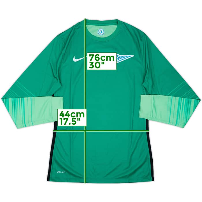 2015-16 Zenit Player Issue GK Shirt - 6/10 - (M)