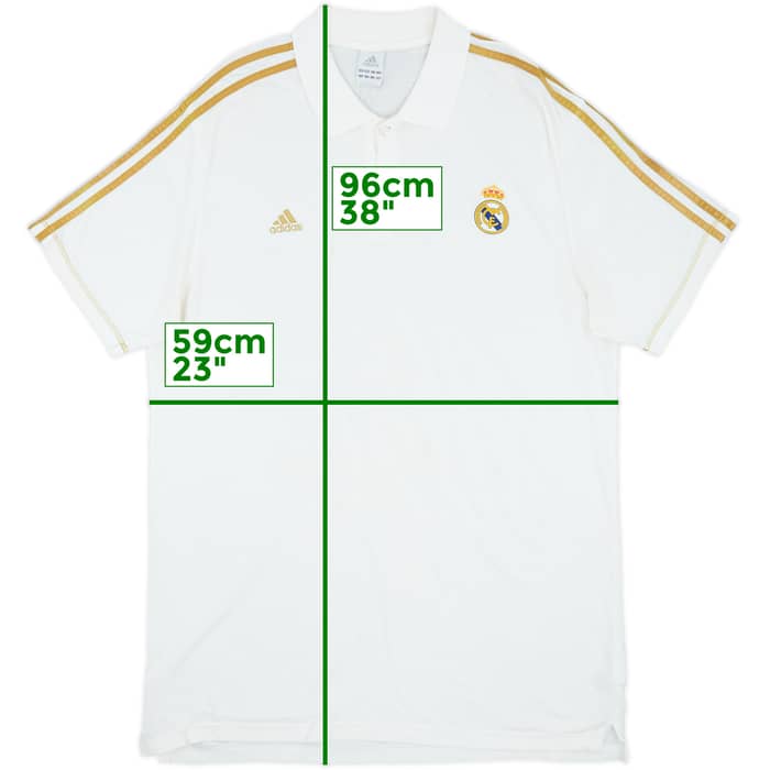 2011-12 Real Madrid adidas Polo Shirt - 6/10 - (L)