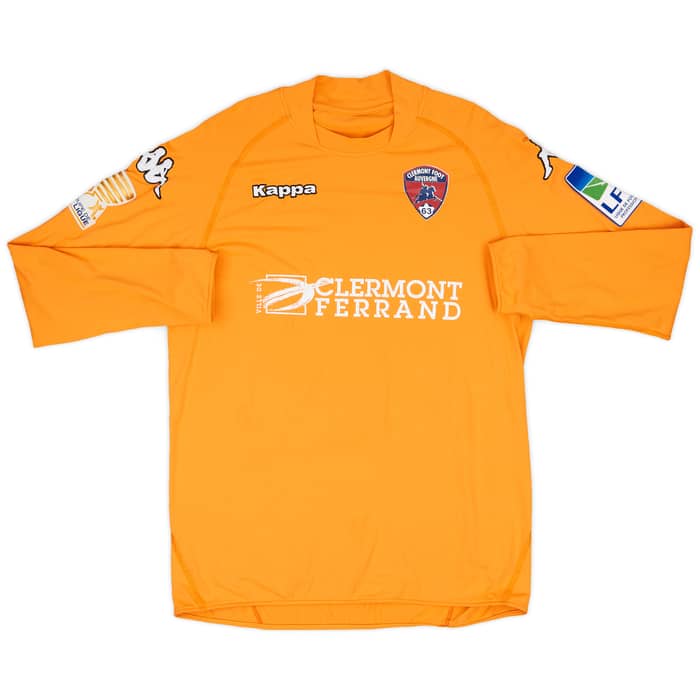 2010-11 Clermont Foot Match Issue Coupe de la Ligue GK Shirt Fabre #1