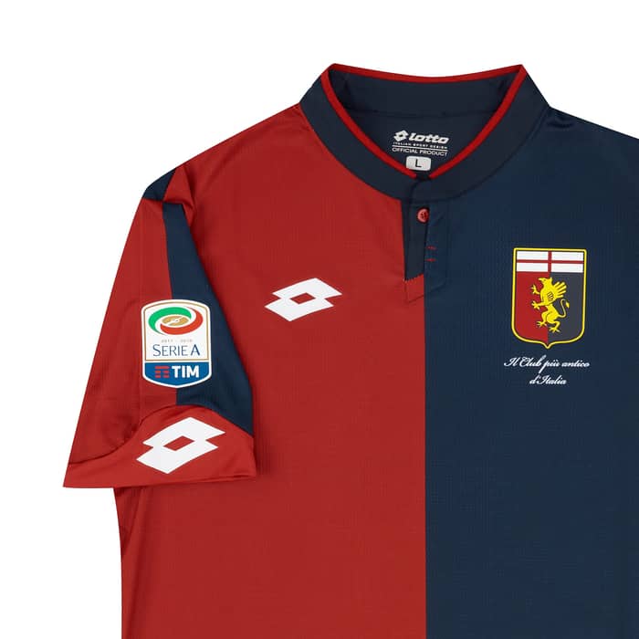 2017-18 Genoa Home Shirt - NEW