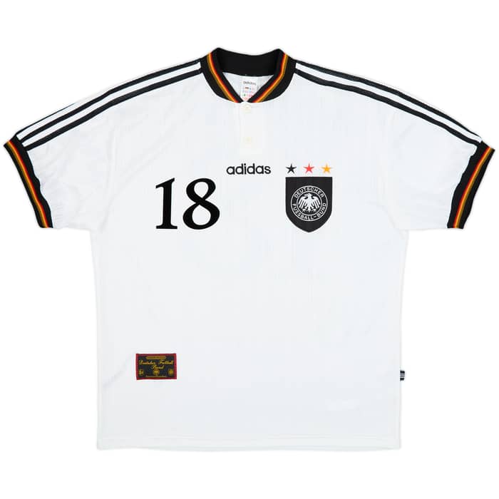 1996-98 Germany Home Shirt Klinsmann #18 - 6/10 - (S)