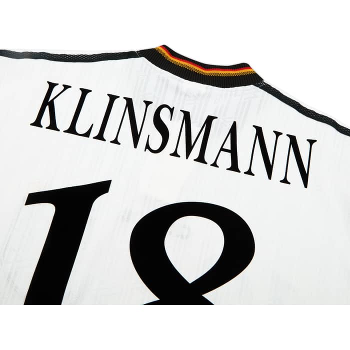 1996-98 Germany Home Shirt Klinsmann #18 - 8/10 - (S)