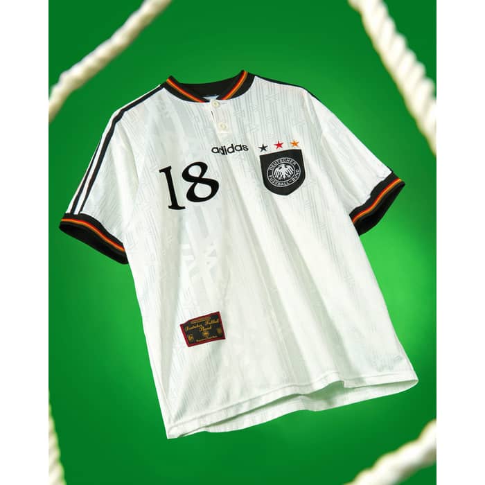 1996-98 Germany Home Shirt Klinsmann #18