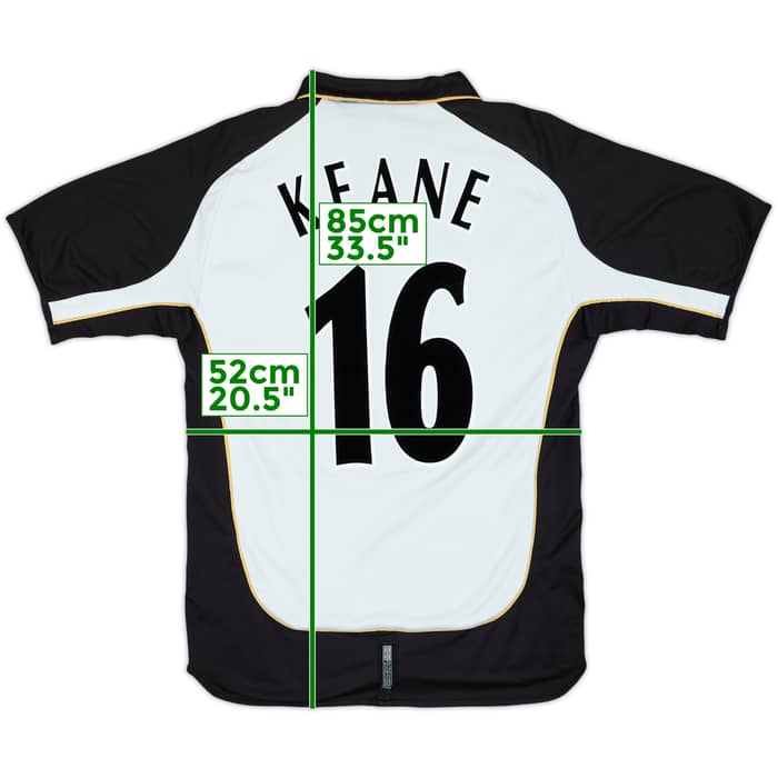 2001-02 Manchester United Centenary Away/Third Shirt Keane #16 - 5/10 - (L)