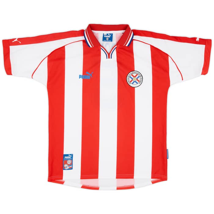 2000-02 Paraguay Home Shirt Maldonado #5 - 9/10 - (XL)