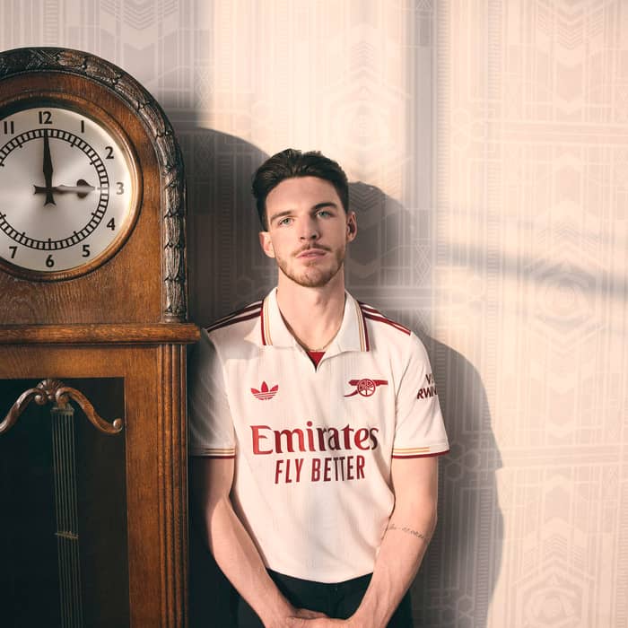 2025-26 Arsenal Authentic Third Shirt Rice #41