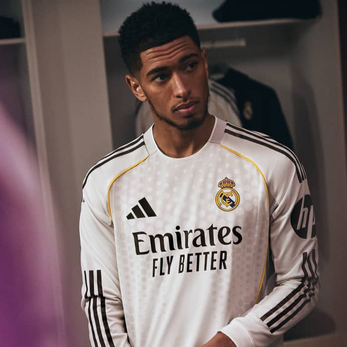 2025-26 Real Madrid Home L/S Shirt