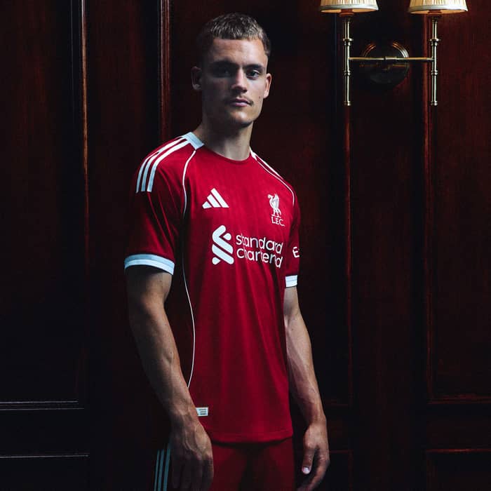 2025-26 Liverpool Authentic Home Shirt Wirtz #7
