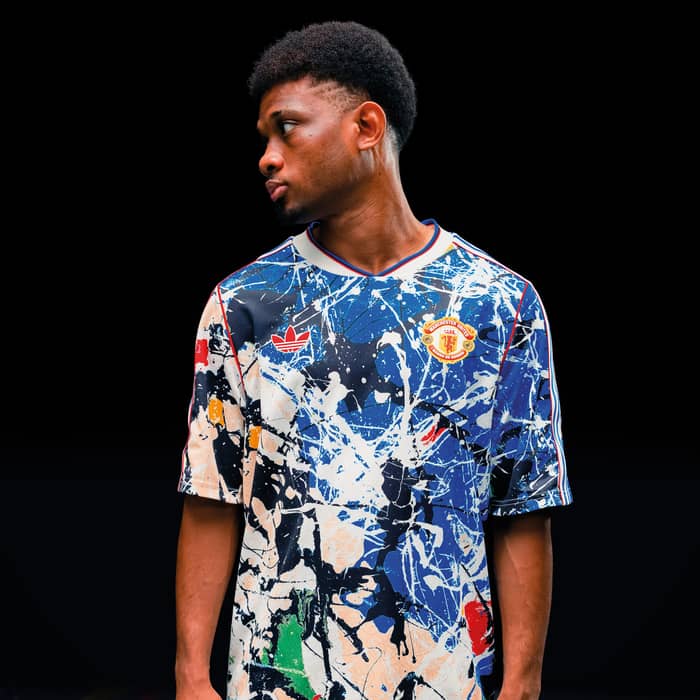 2025-26 Manchester United adidas Originals Stone Roses Shirt (KIDS)