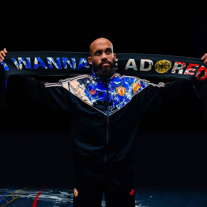 2025-26 Manchester United adidas Originals Stone Roses Track Top 