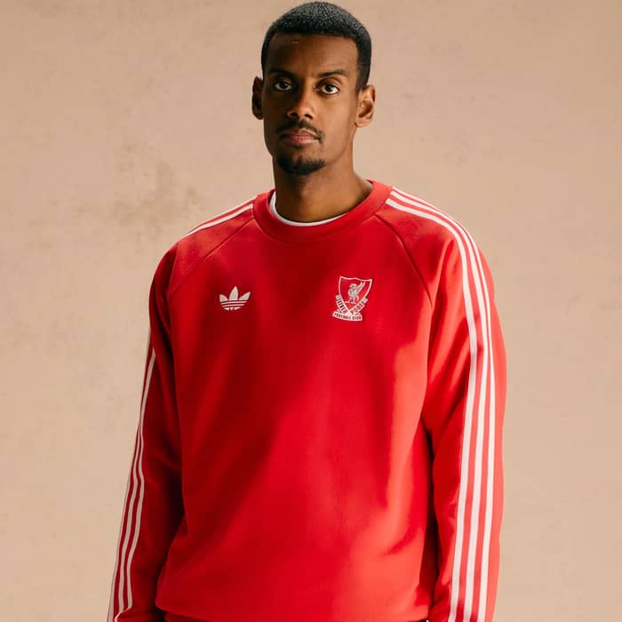 2025-26 Liverpool adidas Originals Crew Sweat Top