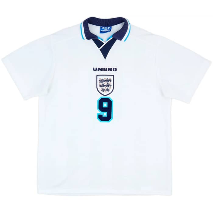 1995-97 England Maillot domicile Shearer #9