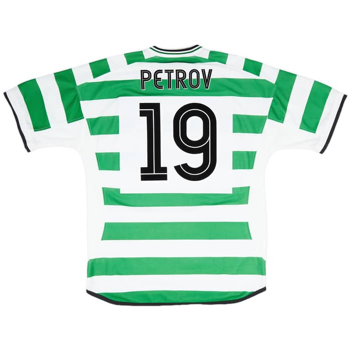 2001-03 Celtic Home Shirt Petrov #19 - 9/10 - (XL)