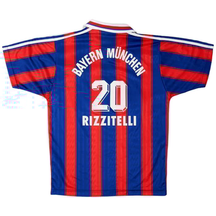 1995-97 Bayern Munich Home Shirt Rizzitelli #20 - 8/10 - (S)