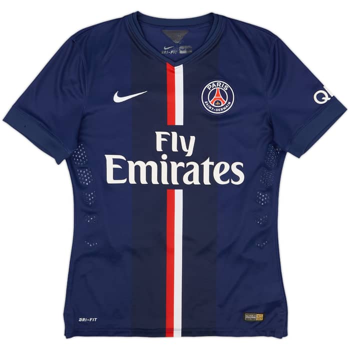 2014-15 Paris Saint-Germain Authentic Home Shirt Ibrahimovic #10 - 7/10 - (M)