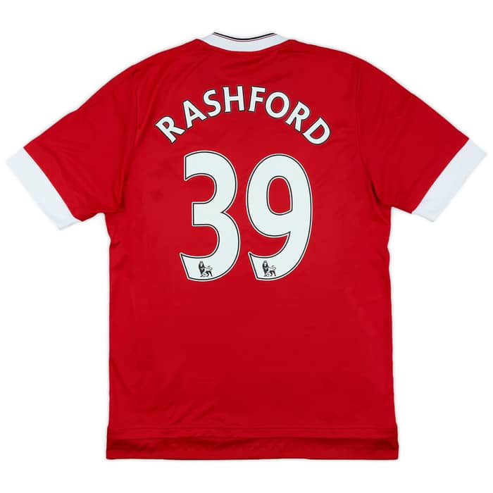 2015-16 Manchester United Home Shirt Rashford #39 - 8/10 - (S)