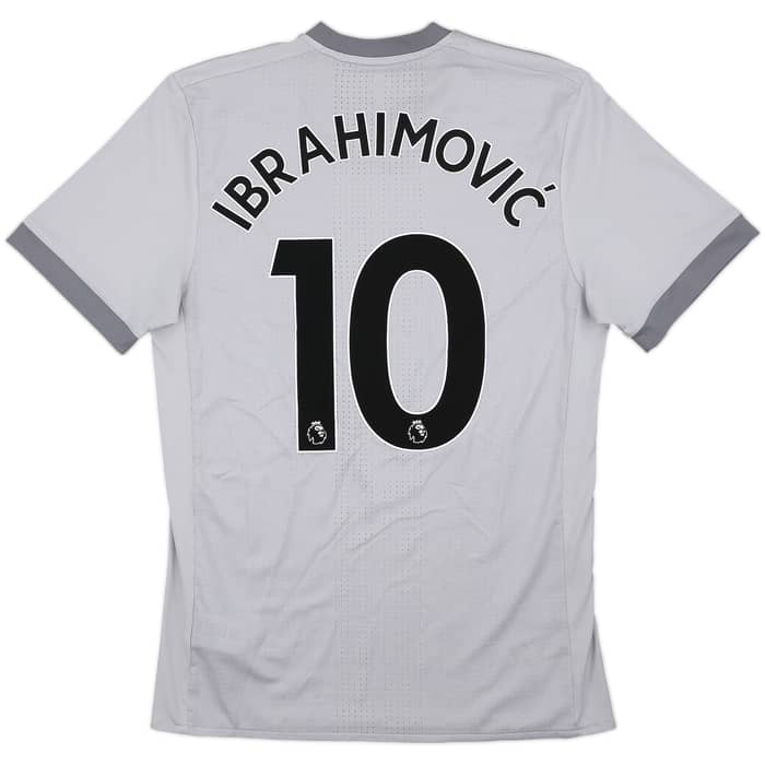 2017-18 Manchester United Player Issue Third Shirt Ibrahimovic #10 - 7/10 - (M/L)