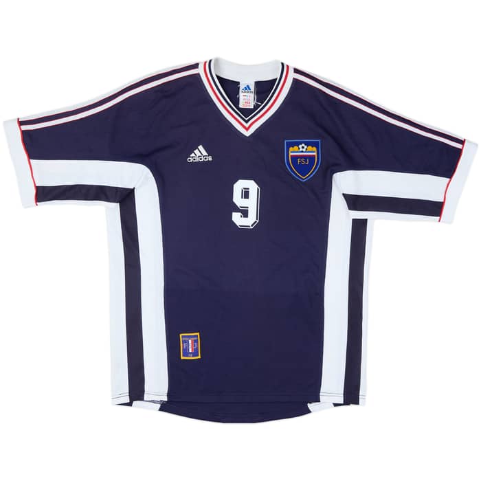 1998-99 Yugoslavia Home Shirt Mijatovic #9 - 7/10 - (M)