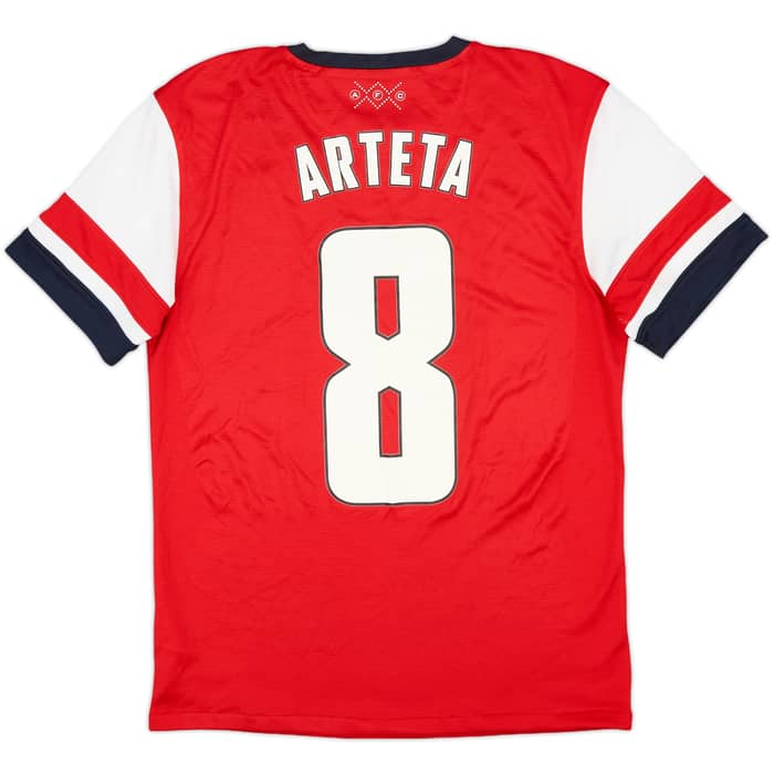 2012-14 Arsenal Home Shirt Arteta #8 - 7/10 - (S)