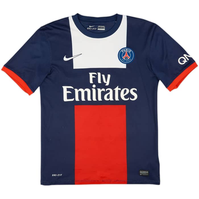 2013-14 Paris Saint-Germain Home Shirt Beckham #32 - 5/10 - (S)