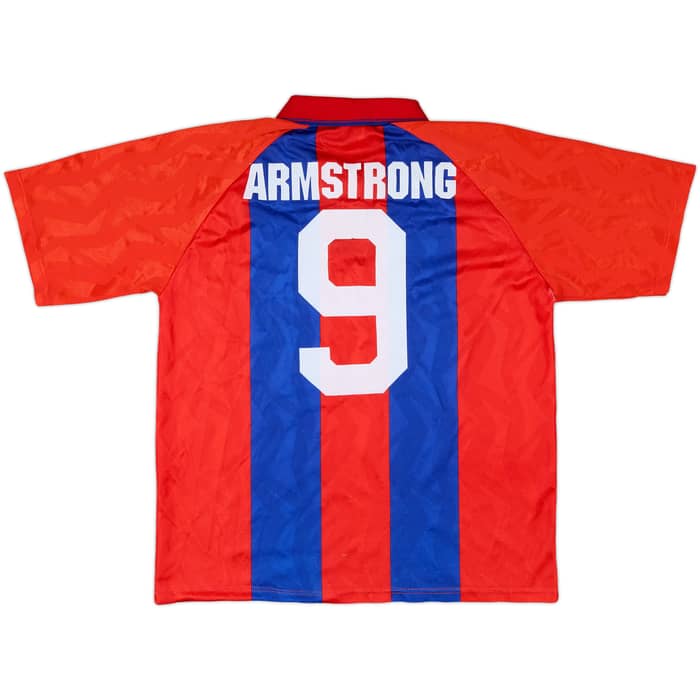 1993-94 Crystal Palace Home Shirt Armstrong #9 - 6/10 - (L)